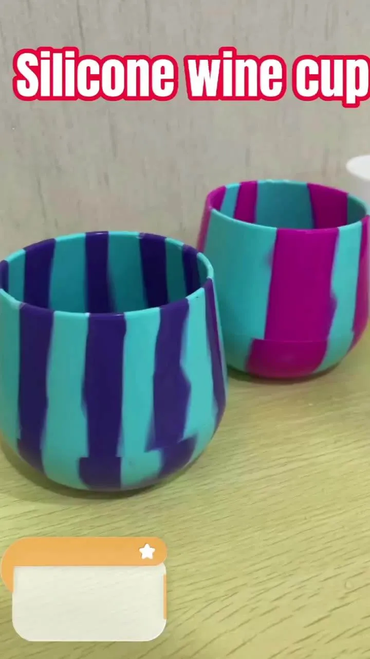 silicone wine egg cups 